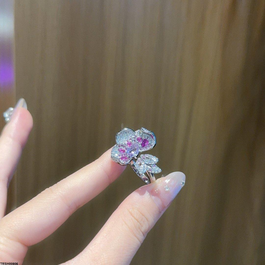 TRSH00806 CJD Flower Ring Adjustable - TRSH