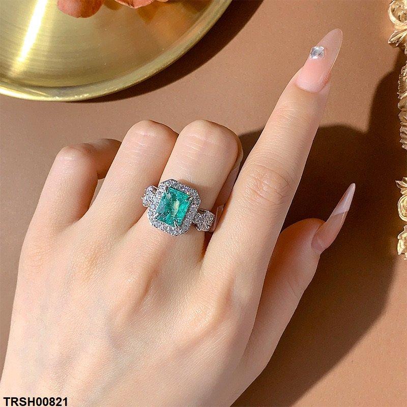 TRSH00821 KYC Square ZIRCON Ring Adjustable - TRSH