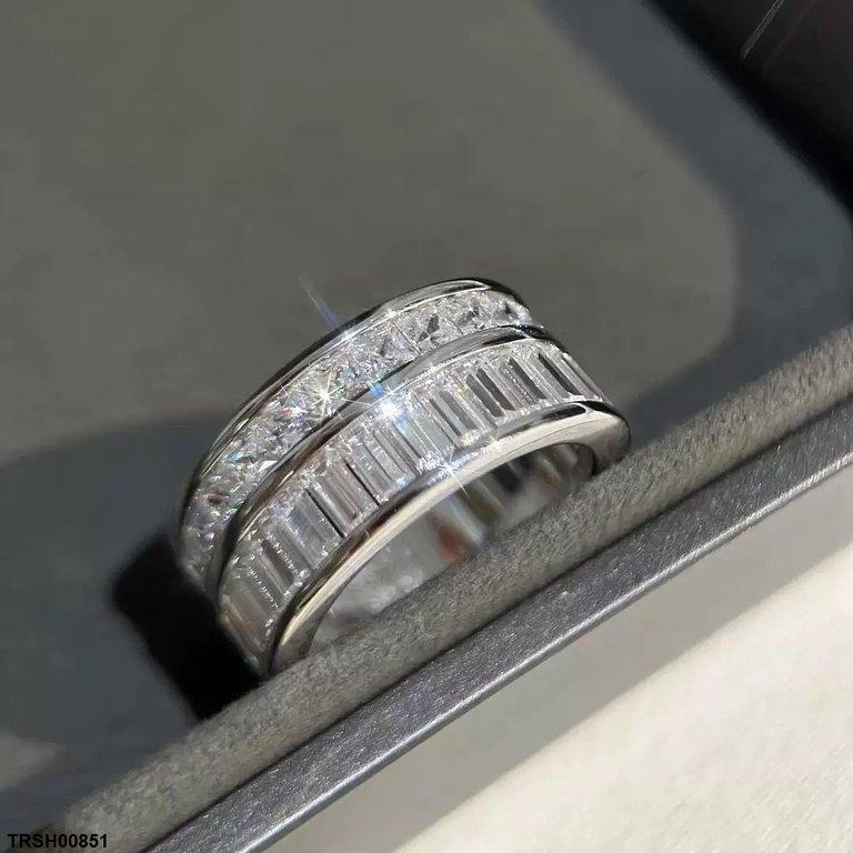 TRSH00851 CSH Round Double Stone Ring - TRSH