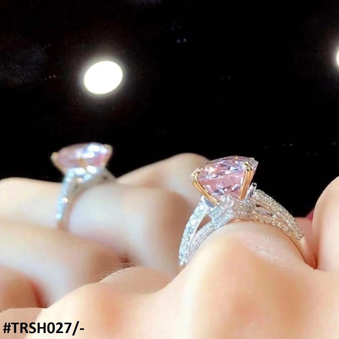 TRSH027 KRL Pink Cocktail Adjustable Ring