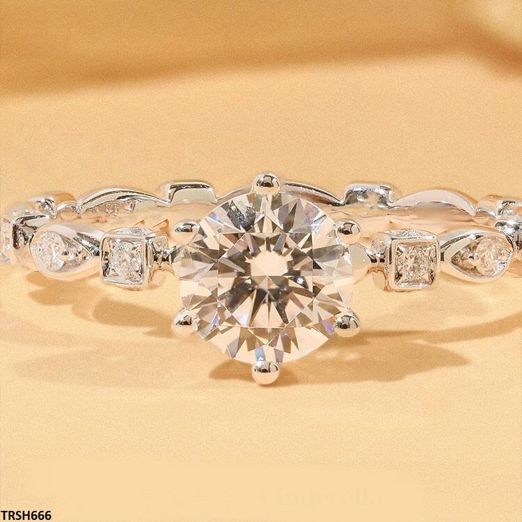 TRSH666 BJF Oval Stone Ring Adjustable