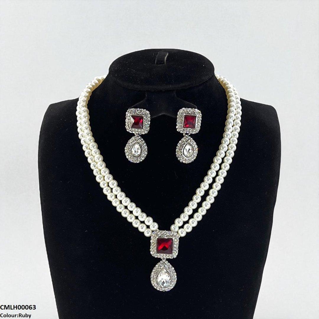 CMLH00063 SDQ Square/Tear Drop Mala Set - CMLH