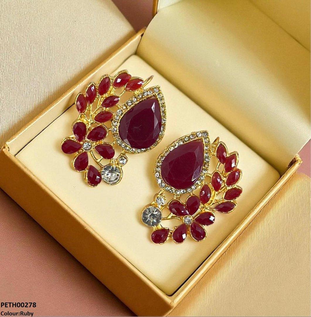 PETH00278 FRN Tear Flower Tops Pair - PETH