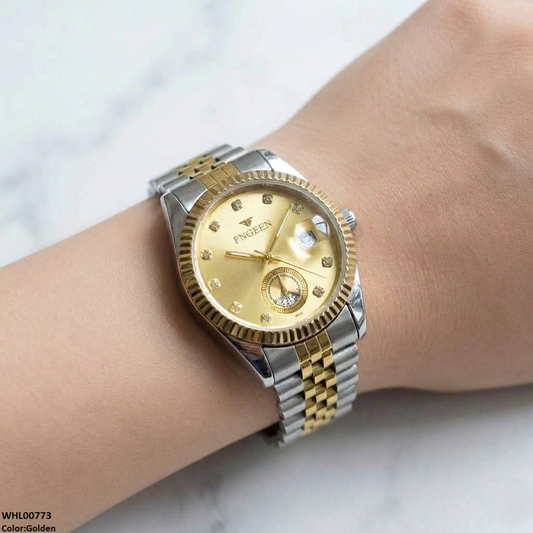 WHL00773  HWR Fashionable Round Dial Women's Watch - WHL