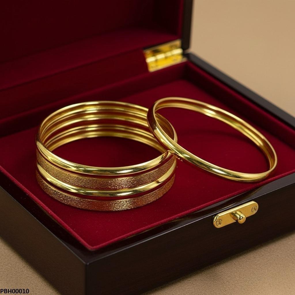 PBH00010 MZM Round Plain Bangles - PBH