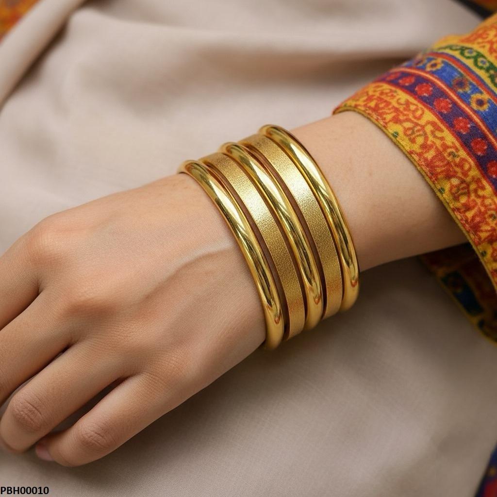 PBH00010 MZM Round Plain Bangles - PBH