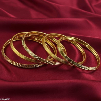 PBH00013 MZM 5 Pcs Bangles Set  - PBH