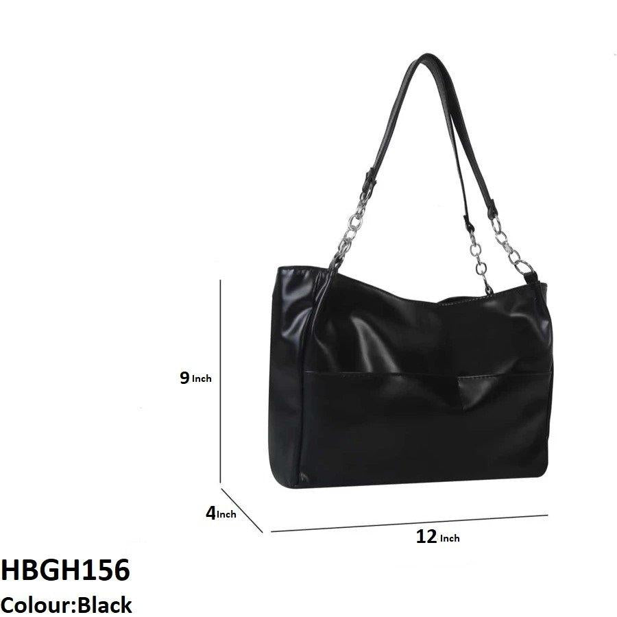 HBGH156 BBM Plain Leather Bag