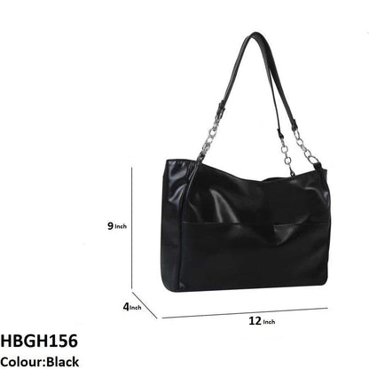 HBGH156 BBM Plain Leather Bag