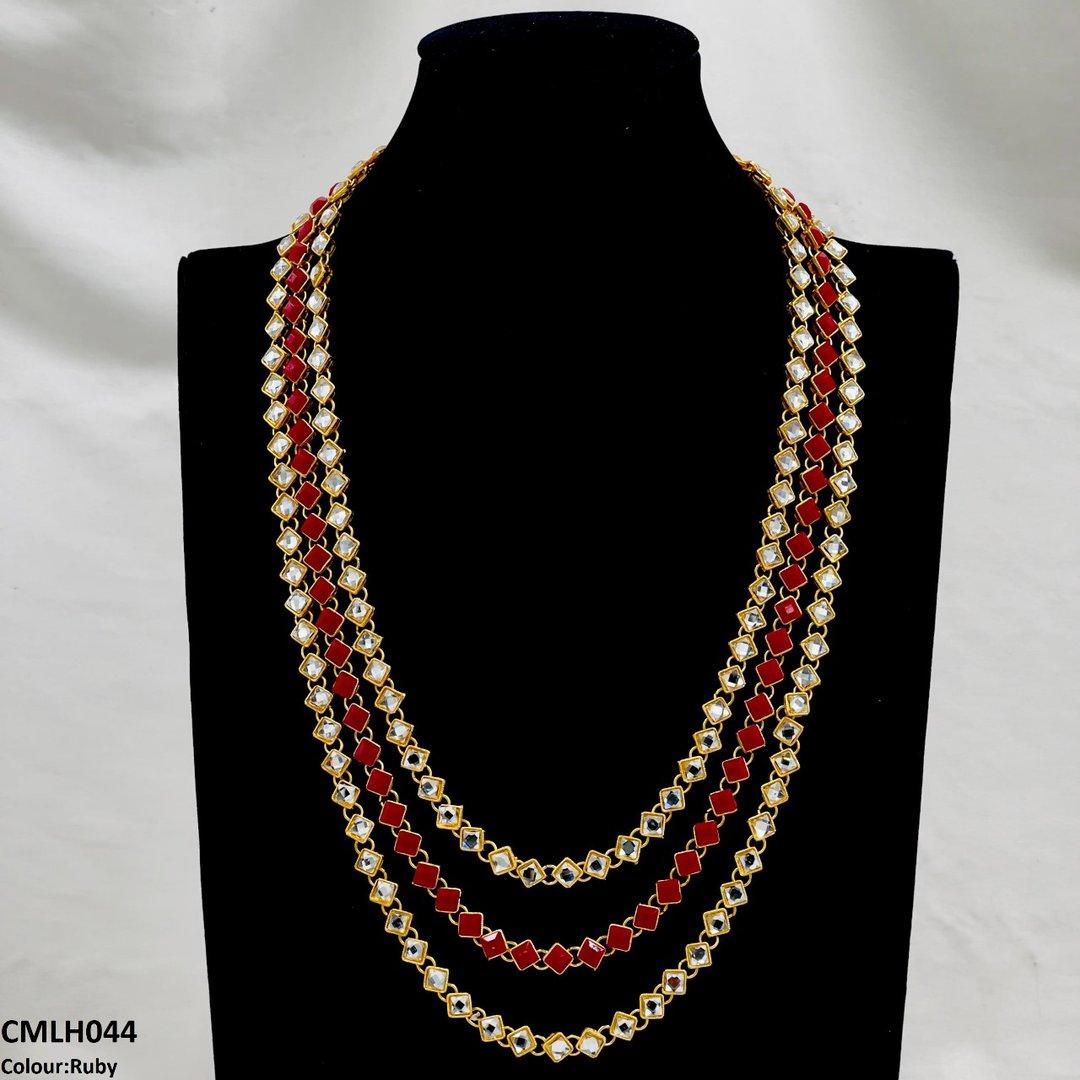 CMLH044 FRN Square Layered Mala