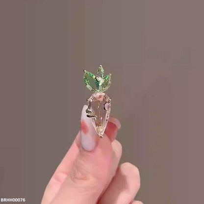 BRHH00076 XST Marquise Tear Leaf Broach - BRHH