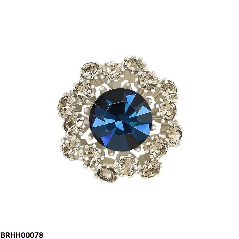 BRHH00078 SIQ Flower Stud Broach - BRHH