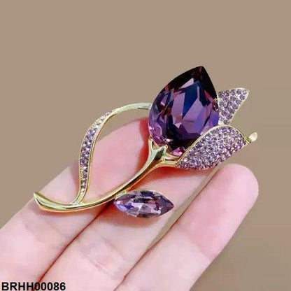 BRHH00086 XST Flower Broach - BRHH