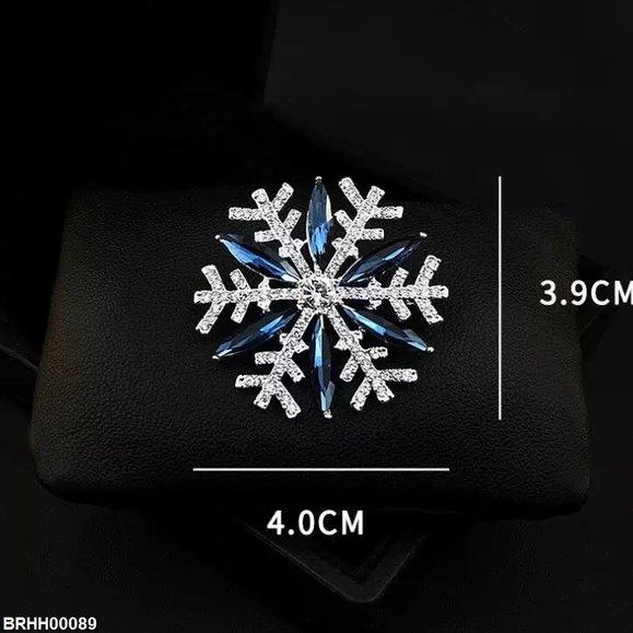 BRHH00089 XST Cross Flower Broach - BRHH