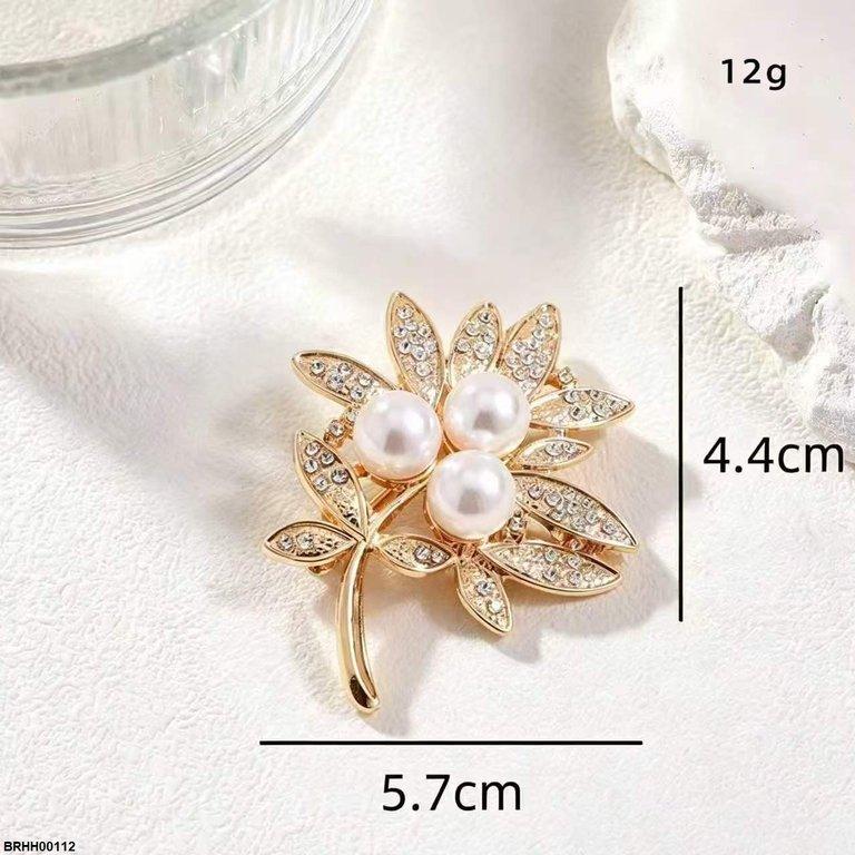 BRHH00112 XST Pearl Berry Zircon Broach - BRHH