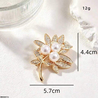 BRHH00112 XST Pearl Berry Zircon Broach - BRHH