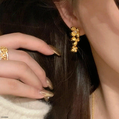 CEDH00648 GWH Flower Drop Earrings - CEDH