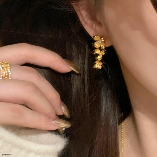 CEDH00648 GWH Flower Drop Earrings - CEDH