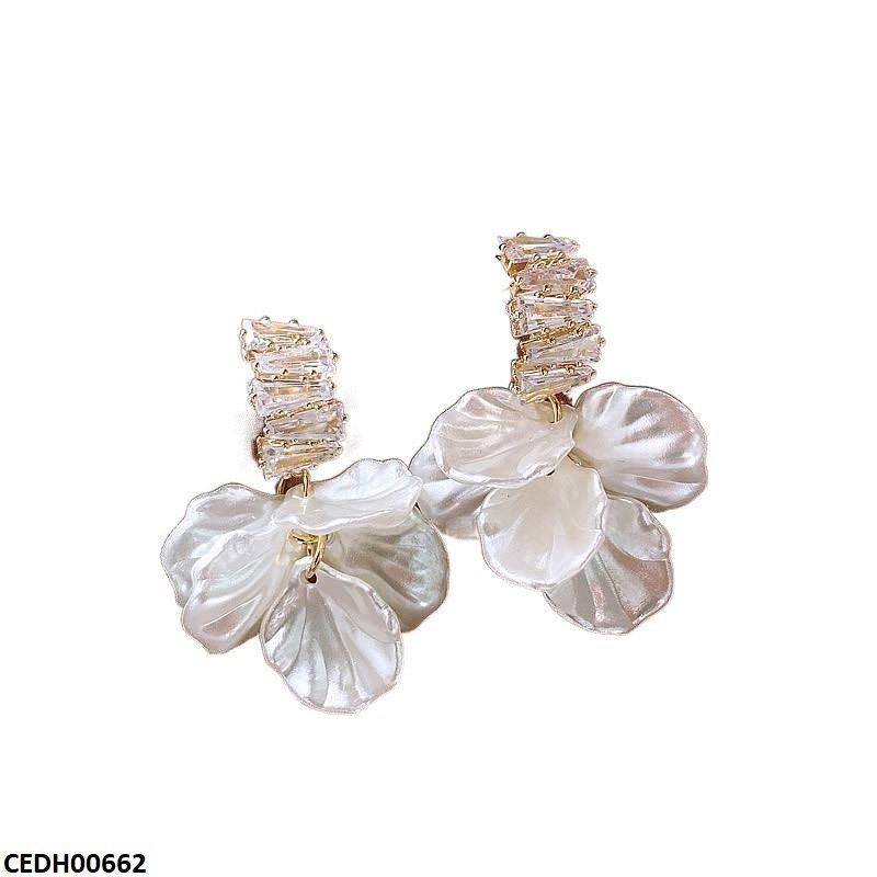 CEDH00662 LSH Iridescent Petal Dangle Earrings - CEDH