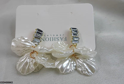 CEDH00662 LSH Iridescent Petal Dangle Earrings - CEDH