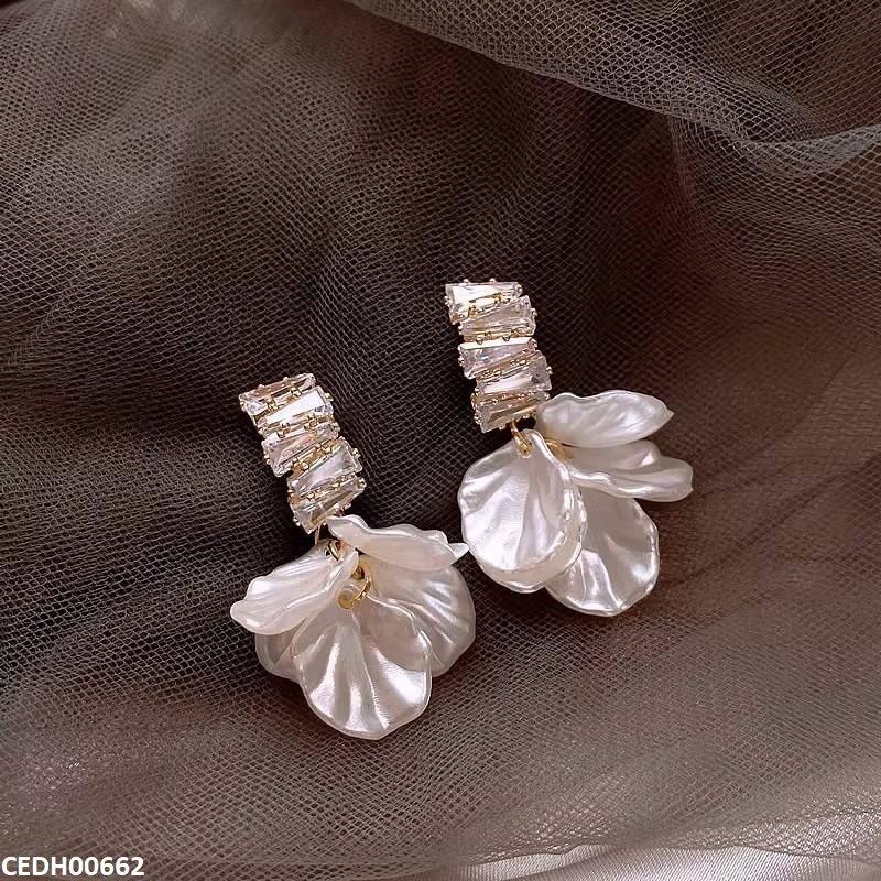 CEDH00662 LSH Iridescent Petal Dangle Earrings - CEDH