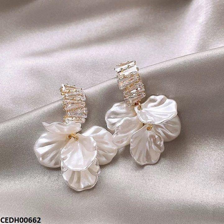 CEDH00662 LSH Iridescent Petal Dangle Earrings - CEDH