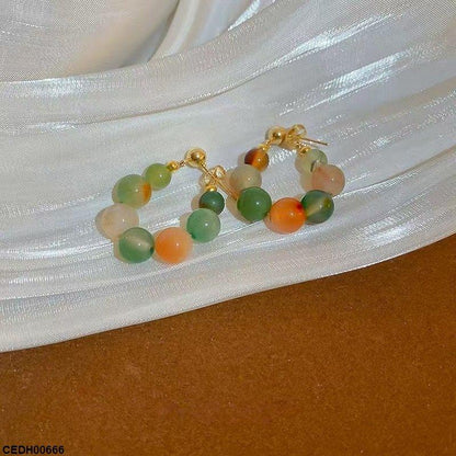CEDH00666 YYZ Round Drop  Earrings - CEDH