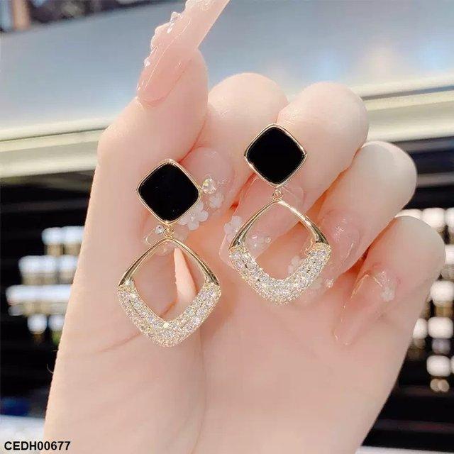 CEDH00677 LSH Square Drop Earrings - CEDH