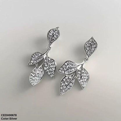 CEDH00678 LSH Leaf Drop Earrings - CEDH