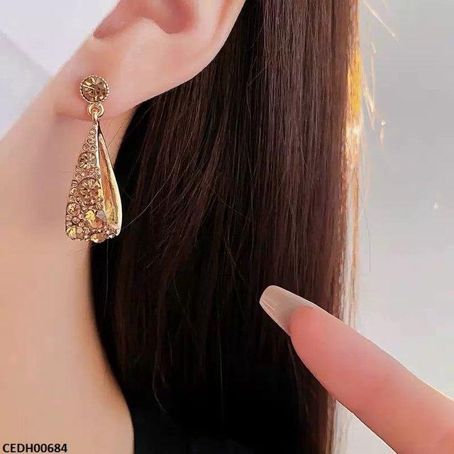 CEDH00684 YHC Round Drop Earring Pair - CEDH