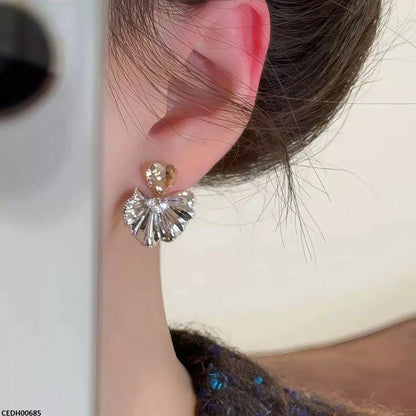CEDH00685 YHC Heart Laef Drop Earring - CETH