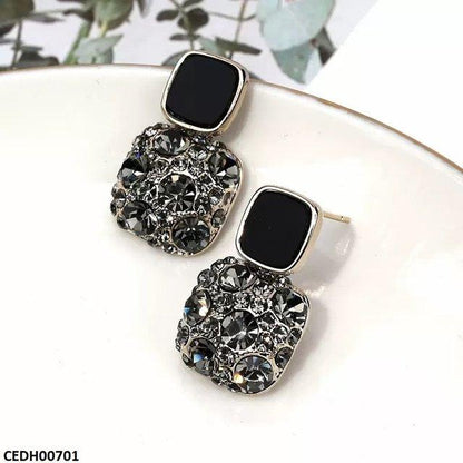 CEDH00701 LSH   Square Drop Earrings - CEDH
