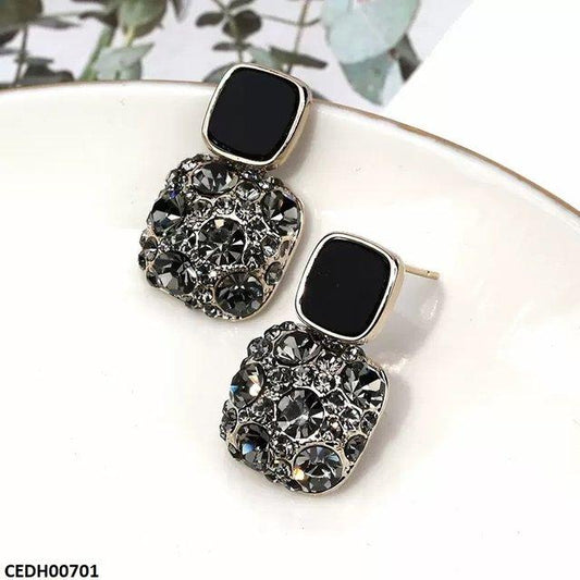 CEDH00701 LSH   Square Drop Earrings - CEDH