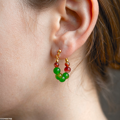 CEDH00706 YYZ Round Drop Earrings - CEDH