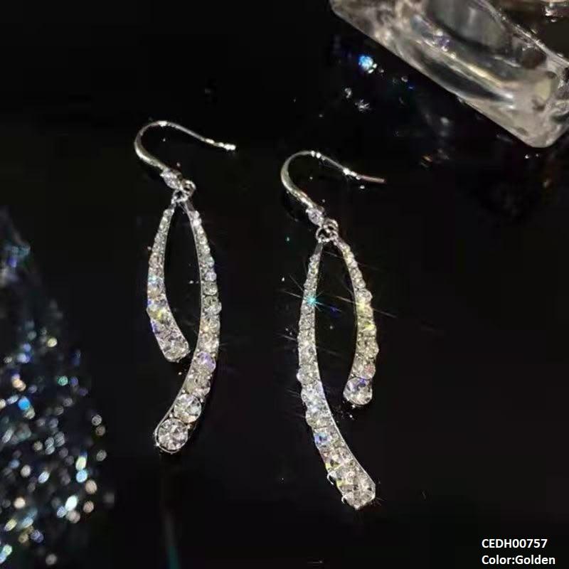 CEDH00757  ZHL Round Layered Drop Earrings - CEDH