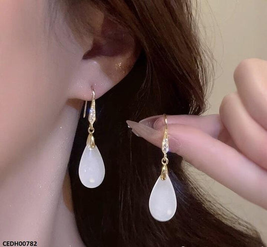 CEDH00782  ZCD Tear Drop Earrings Pair - CEDH