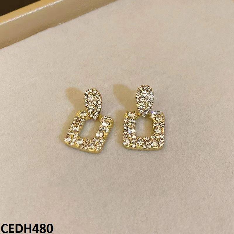 CEDH480 ZHL Square Drop Earrings