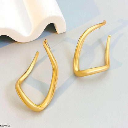 CEDH501 QWN Stainless Steel Earrings