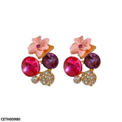 CETH00980 LSH Flower Round Tops Pair - CETH