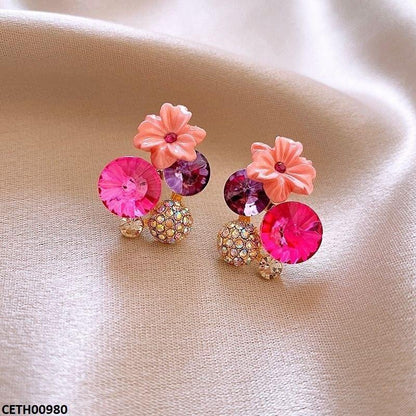 CETH00980 LSH Flower Round Tops Pair - CETH