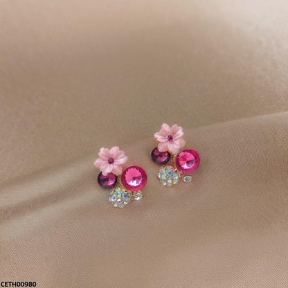 CETH00980 LSH Flower Round Tops Pair - CETH