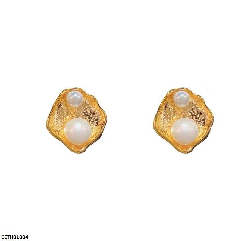 CETH01004 ZHL Large Pearl Stud Tops Pair - CETH