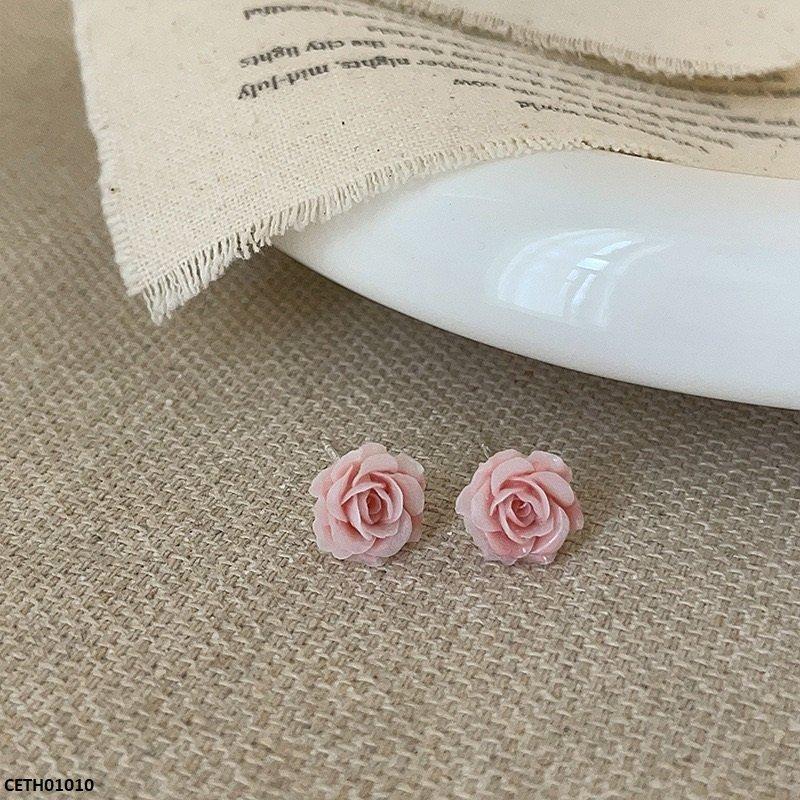 CETH01010 HJF Flower Stud Tops Pair - CETH