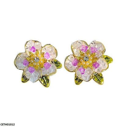 CETH01012 HJF Styles Flower Tops Pair - CETH