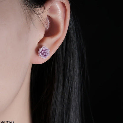 CETH01035 HJF Flower Stud Tops Pair - CETH