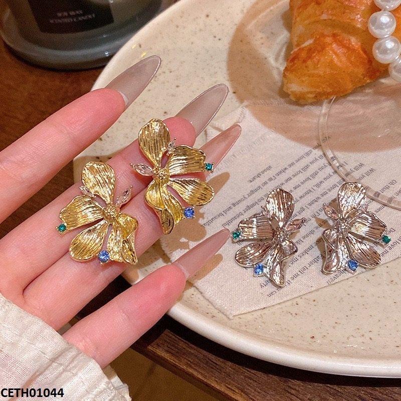 CETH01044 LSH Stylized Flower Tops Pair - CETH