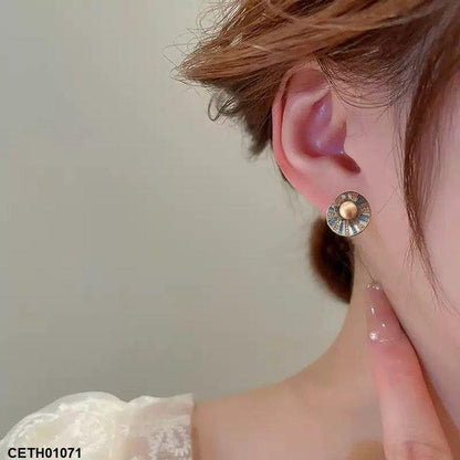 CETH01071 SYB Round Pearl Tops Pair - CETH