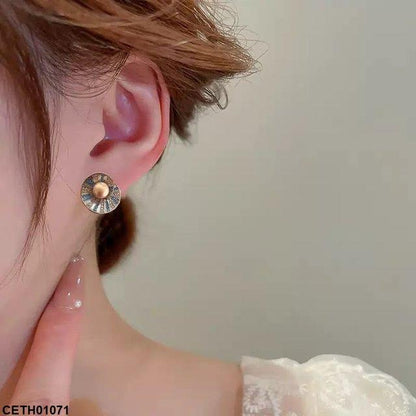CETH01071 SYB Round Pearl Tops Pair - CETH