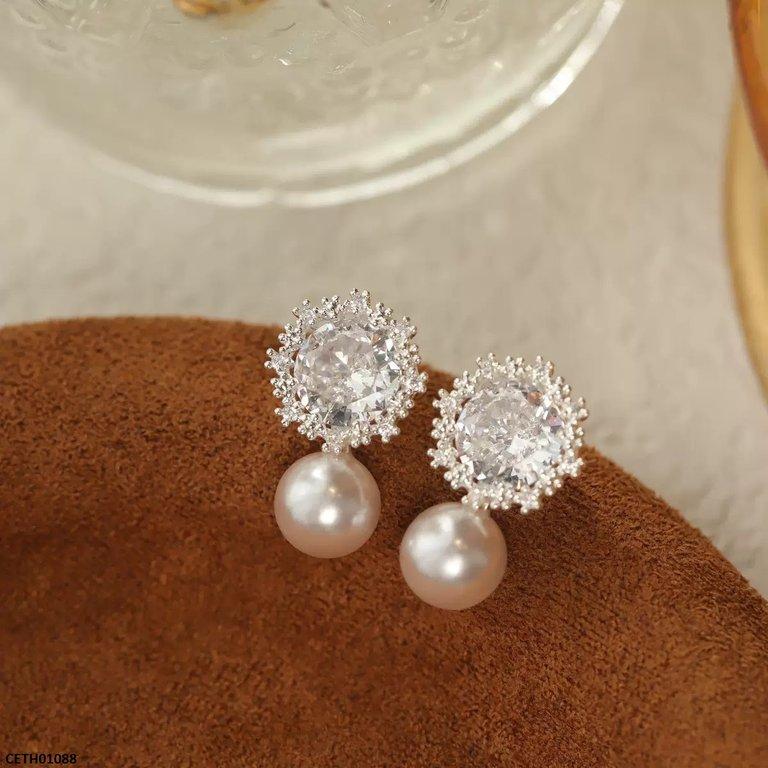 CETH01088 YHC Round Pearl Tops Pair - CETH