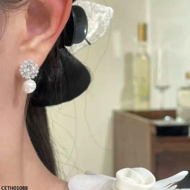 CETH01088 YHC Round Pearl Tops Pair - CETH